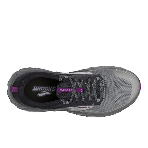 Brooks Cascadia 17 Oyster/Perla ennegrecida/Púrpura para mujer