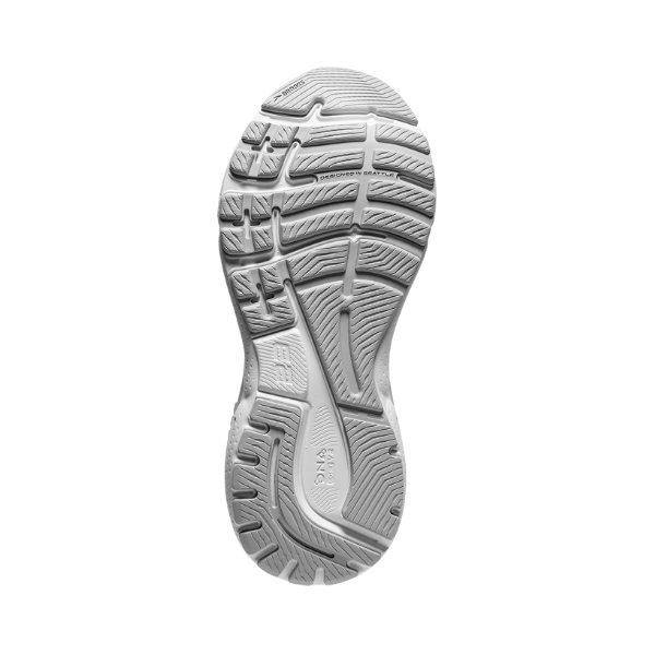 Brooks Mujer Adrenaline GTS 23 Ancho Blanco/Oyster/Plata