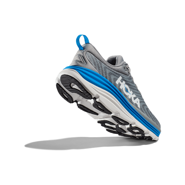 HOKA Herren Gaviota 5 Wide Kalkstein/Blau