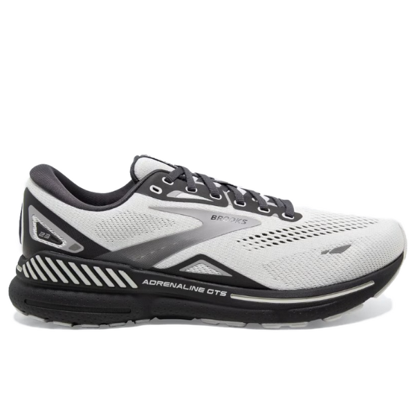 Brooks Men's Adrenaline GTS 23 Oyster/Ebony/Alloy (D or 2E Width) – Mass  General Brigham Foot & Ankle Store