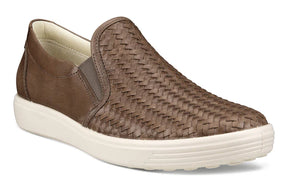 ECCO Women's Soft 7 Woven Slip-On Bronz