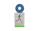 The ALEAF CBD Muscle Tape by A Leaf is shown atop its packaging, which features kinesiology technology graphics with a running figure and labeled muscles, all set against a white background.