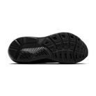 Outsole of the BROOKS Women's Ghost 18 Wide Black/Black, black RoadTack rubber tread for durable traction.