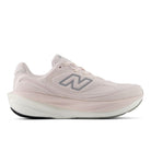NEW BALANCE Women's 1080v15 Pink Salt/Pink Granite running shoe, mesh upper, pink cushioned midsole, angled side view.
