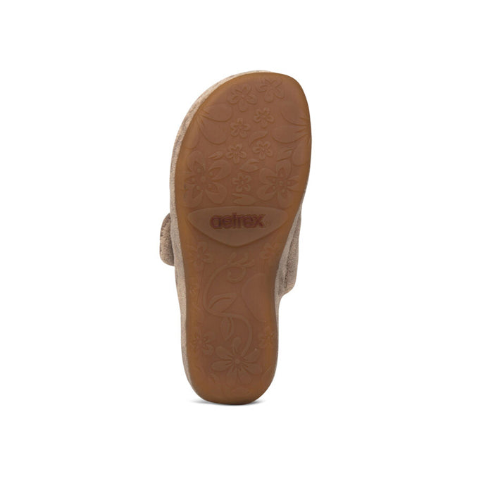 Aetrex Damen Mandy Slipper Kaffee