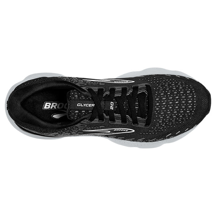 Brooks Damen Glycerin 20 Wide Schwarz/Weiß