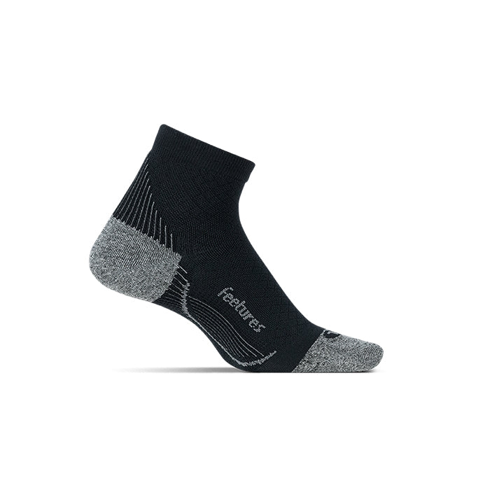feetures pf relief sock ultra light quarter black