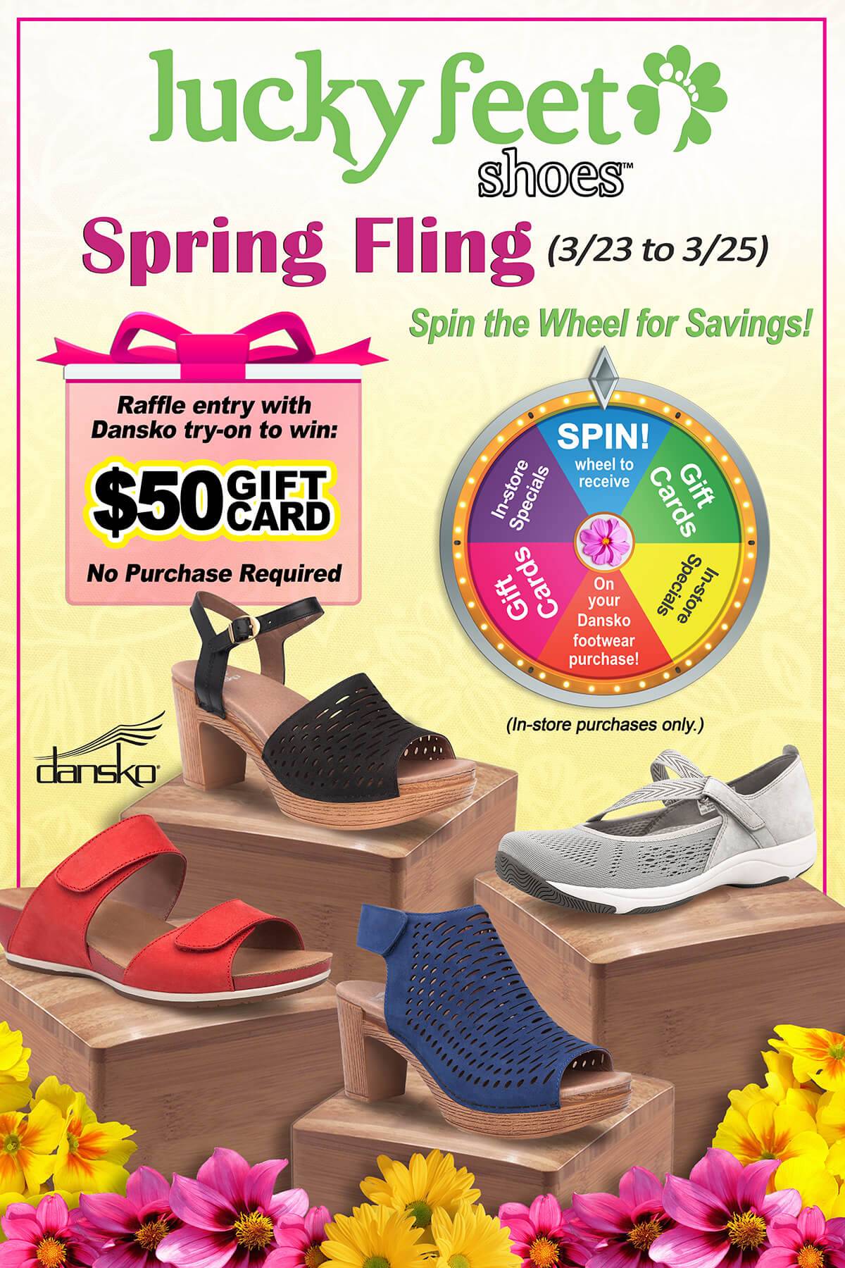 Lucky Feet Shoes Spring Fling Featuring 